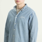 thisisneverthat Men's Washed Denim Shirt in Washed Blue