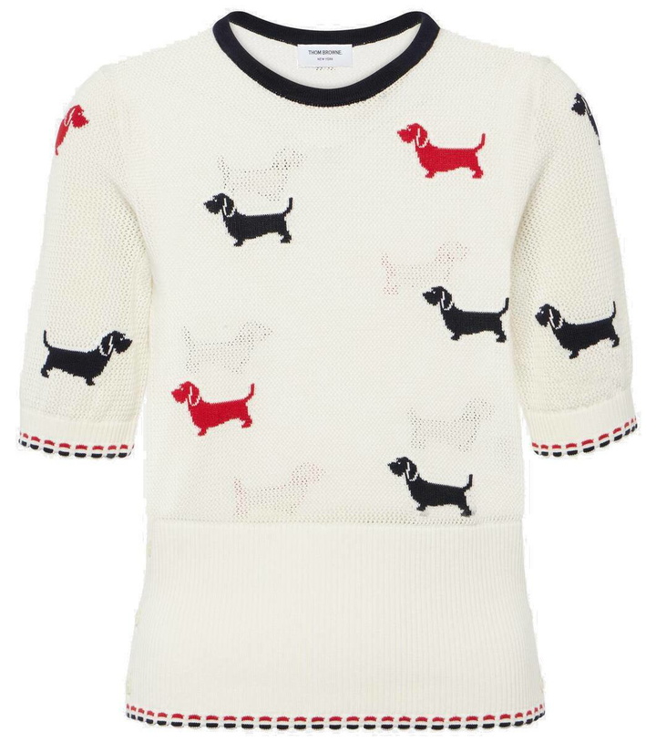 Photo: Thom Browne Hector pointelle cotton top