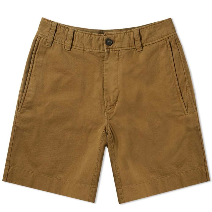 Photo: Acne Studios Robin Garment Dyed Twill Short Olive Green