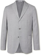 BOGLIOLI - Houndstooth Virgin Wool Suit Jacket - Gray