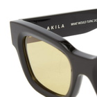 AKILA Men's Zed Sunglasses in Black/Yellow