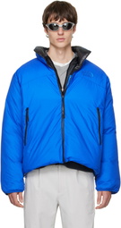 The North Face Blue Pertex Nuptse Reversible Down Jacket