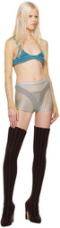 Isa Boulder SSENSE Exclusive Green & Purple Daughter Shorts