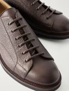 Mr P. - Full-Grain Leather Derby Shoes - Brown