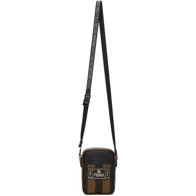 Photo: Fendi Brown Small Stripe Camera Bag