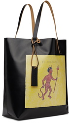 Marni Black PVC 'El Diablito' Shopping Tote