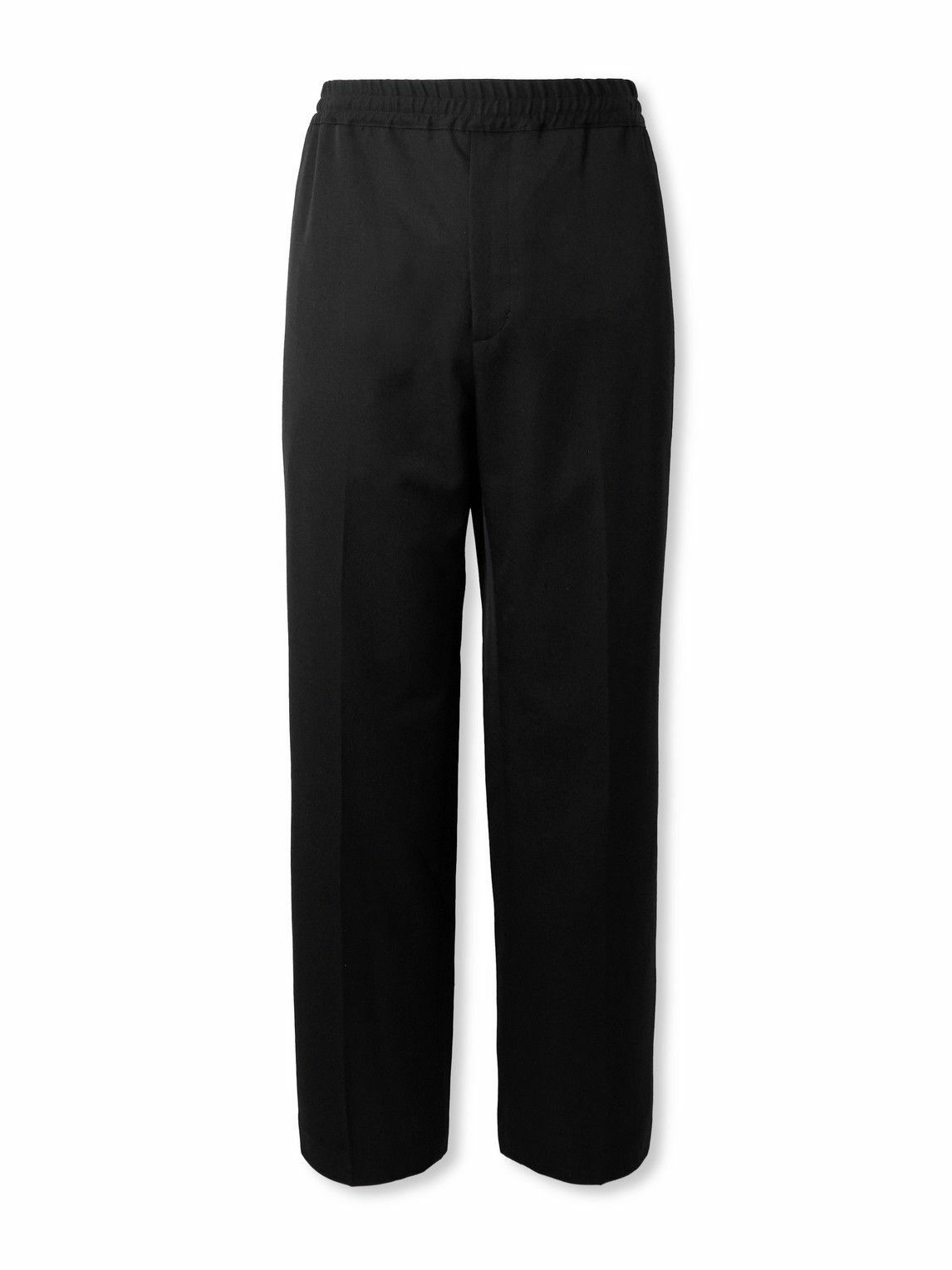 Nili Lotan - Lawrence Straight-Leg Virgin Wool-Twill Trousers - Black