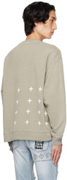 Ksubi Taupe 4X4 Biggie Sweatshirt