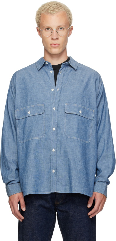Photo: Ordinary Fits Blue Basic Work Shirt