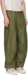 NEEDLES Khaki H.D. Fatigue Trousers