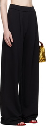 Dries Van Noten Black Straight Sweatpants