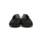 Giuseppe Zanotti Black Patent Pebbled Loafers