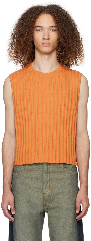 Photo: Eckhaus Latta Orange Keyboard Vest