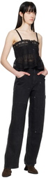Isabel Marant Etoile Black Denys Tank Top