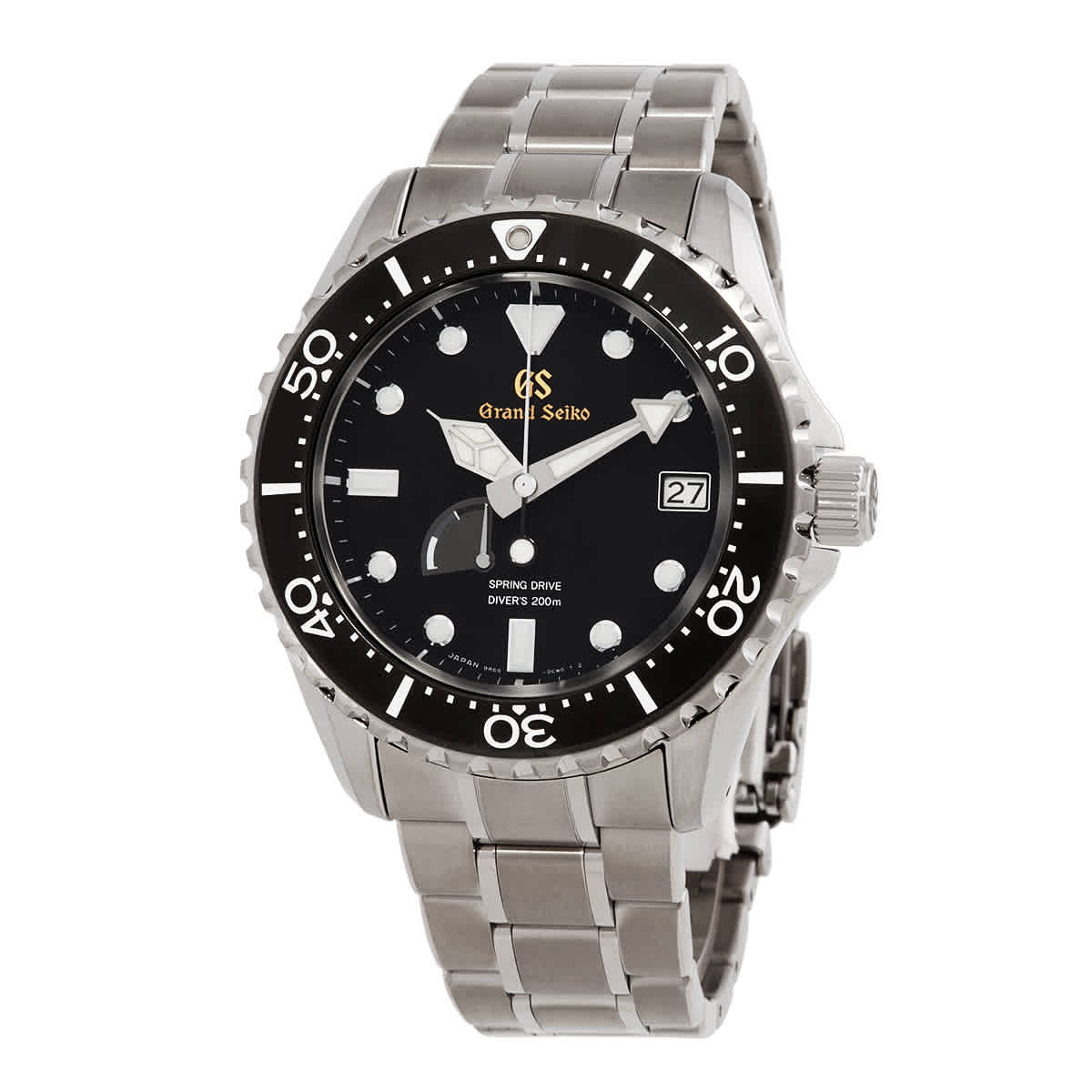 Grand Seiko Sport Automatic Black Dial Mens Watch SBGA463G