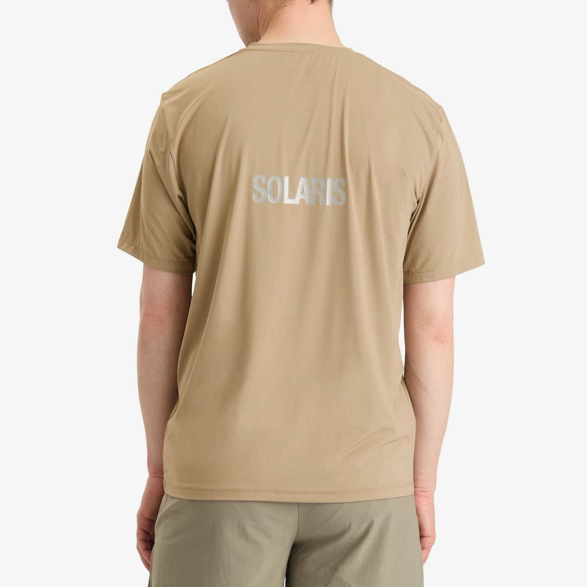 KA_YO_Prototype Men's Logo Tech T-Shirt in Stone