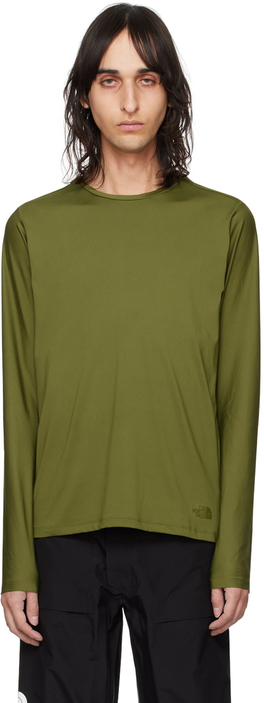 The North Face Khaki Dune Sky Long Sleeve T-Shirt The North Face The North Face Khaki Dune Sky Long Sleeve T-Shirt The North Face