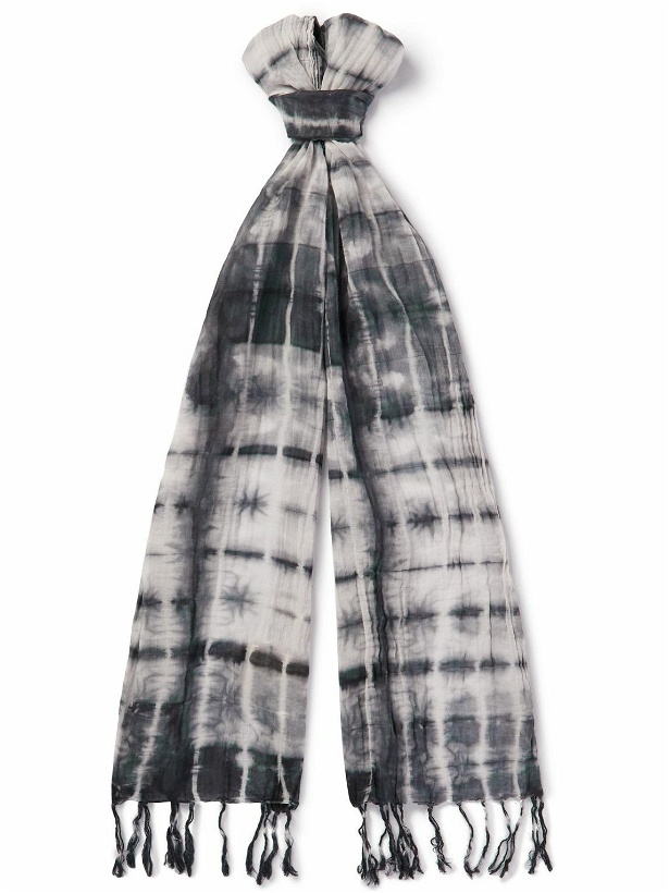 Photo: Nicholas Daley - Tie-Dyed Cotton-Voile Scarf