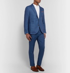 Brunello Cucinelli - Blue Slim-Fit Linen Blazer - Blue