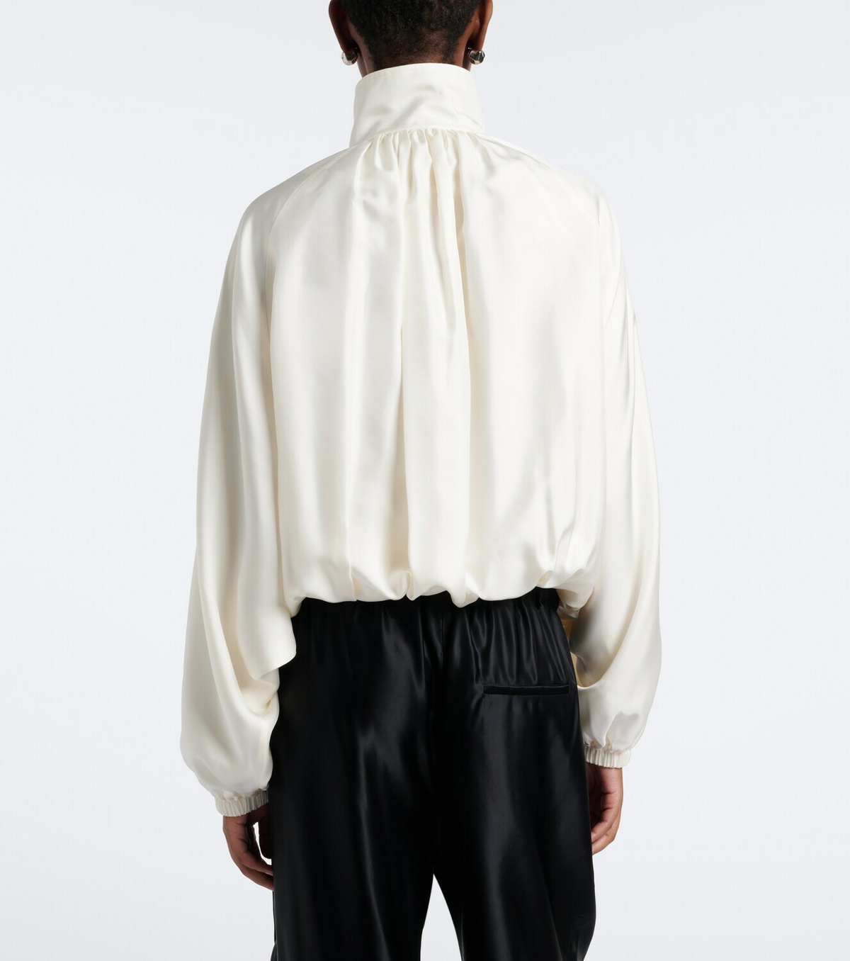 Róhe Silk blouson jacket