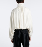 Róhe Silk blouson jacket