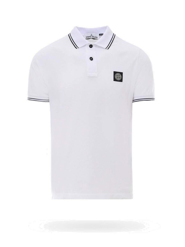 Photo: Stone Island   Polo Shirt White   Mens