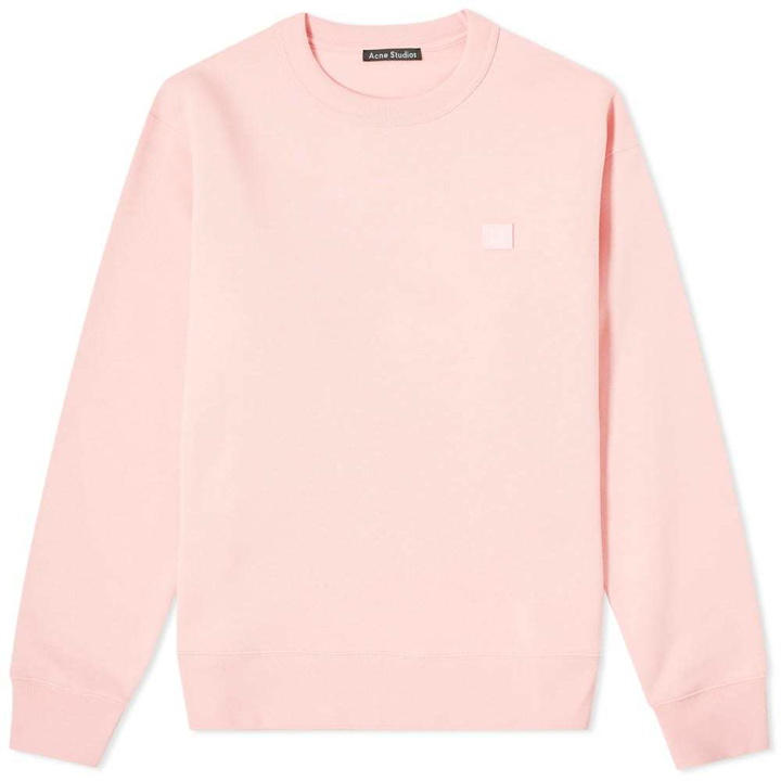 Photo: Acne Studios Fairview Face Crew Sweat Blush Pink