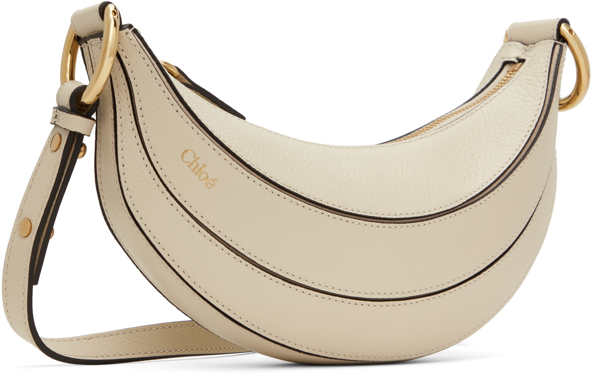 Chloé Beige Banana Cross-Body Bag Chloe