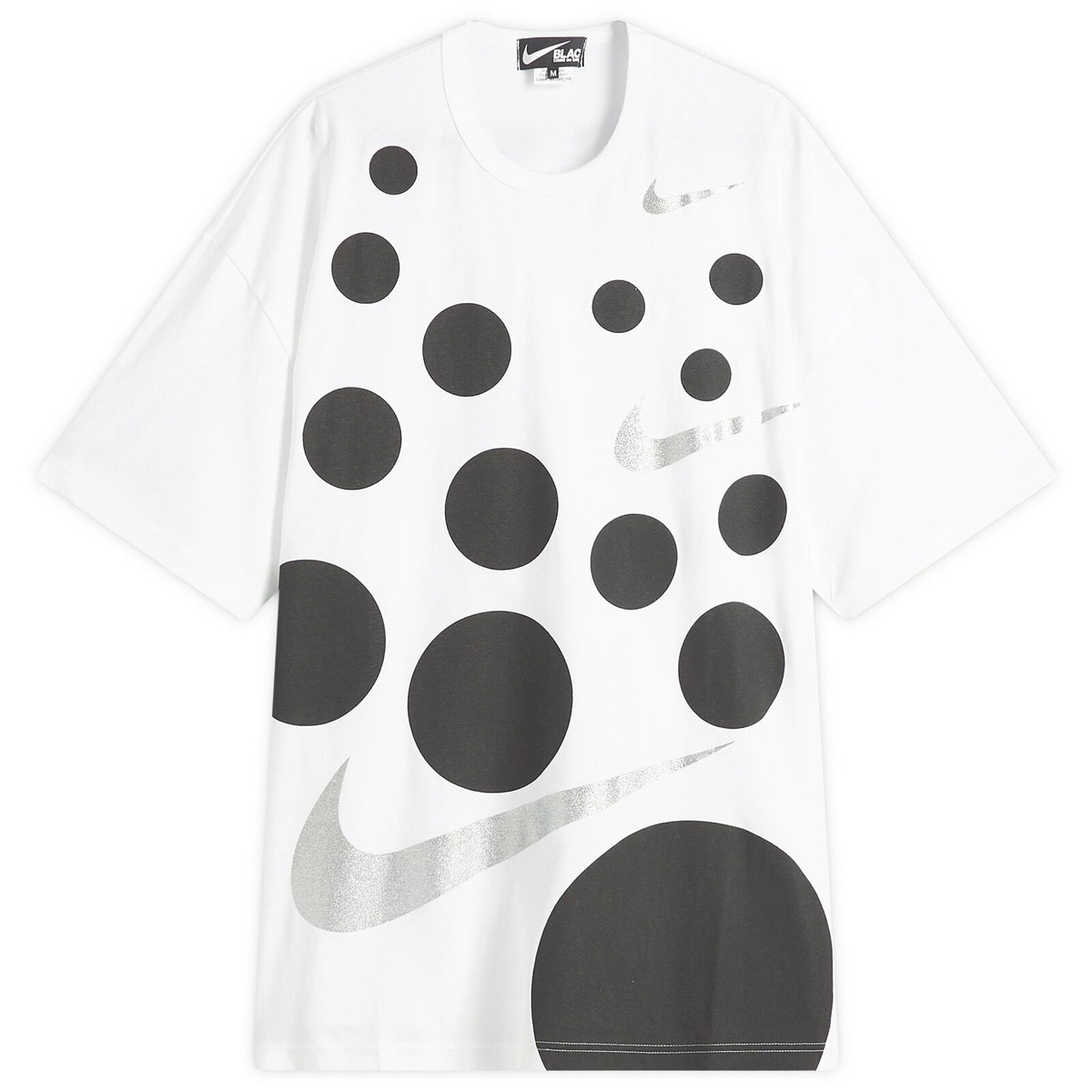Comme des Garçons Black Men's x Nike Dot T-Shirt in White