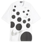 Comme des Garçons Black Men's x Nike Dot T-Shirt in White