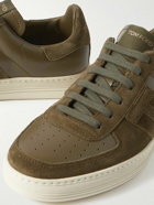 TOM FORD - Radcliffe Suede and Leather Sneakers - Green