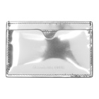 Alexander McQueen Silver Mirrored Card Holder