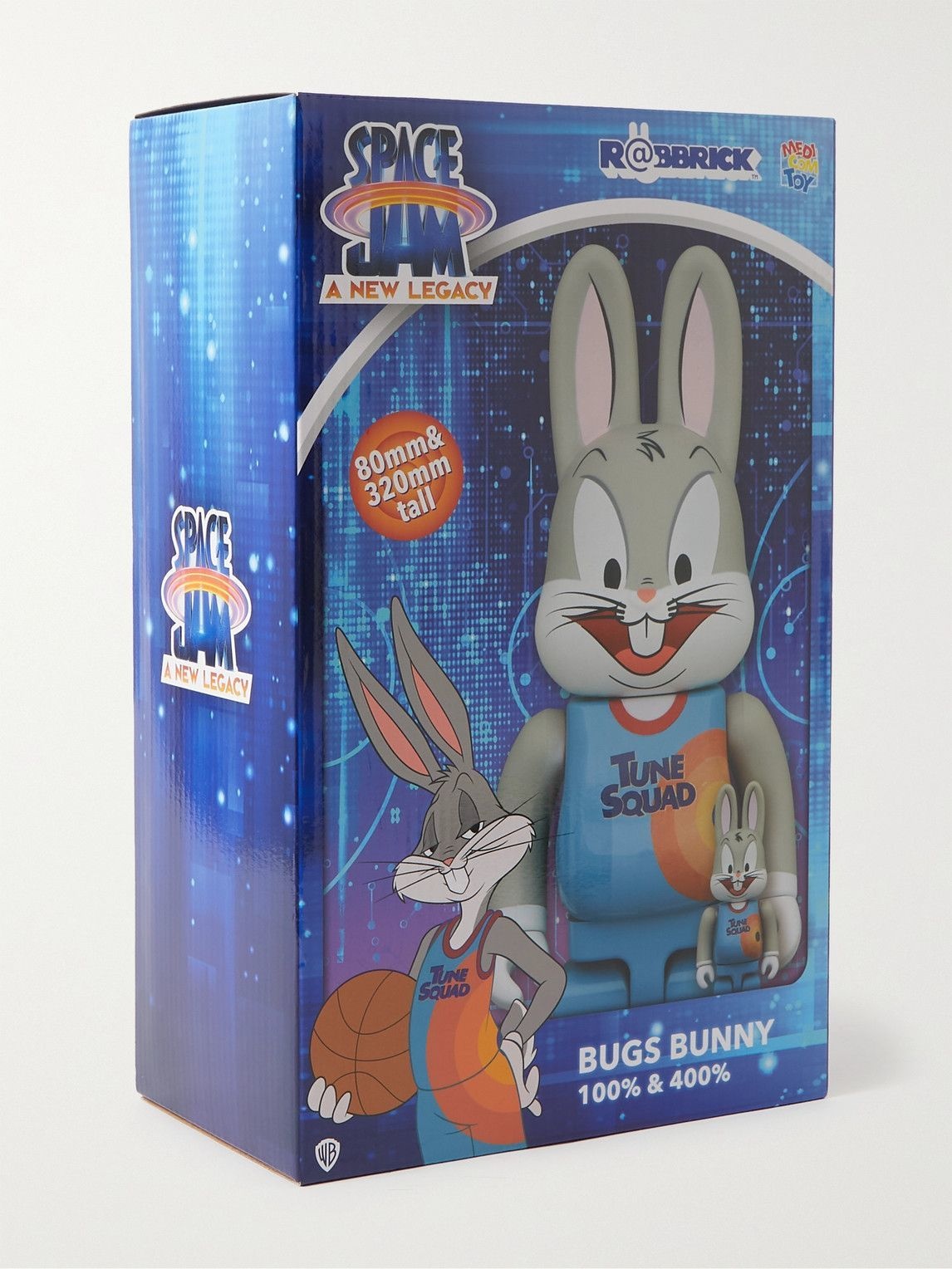 BE@RBRICK - Bugs Bunny 100% 400% Printed PVC Figurine Set BE@RBRICK