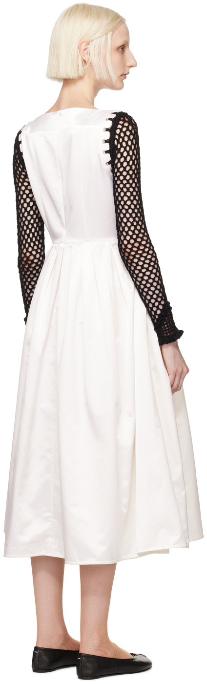 Chopova Lowena White Careen Midi Dress Chopova Lowena