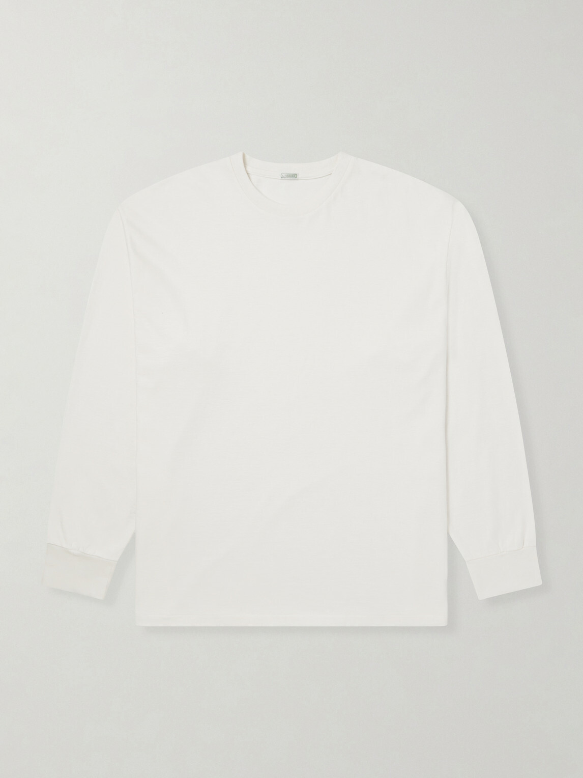 A.PRESSE - Cotton and Cashmere-Blend T-Shirt - White
