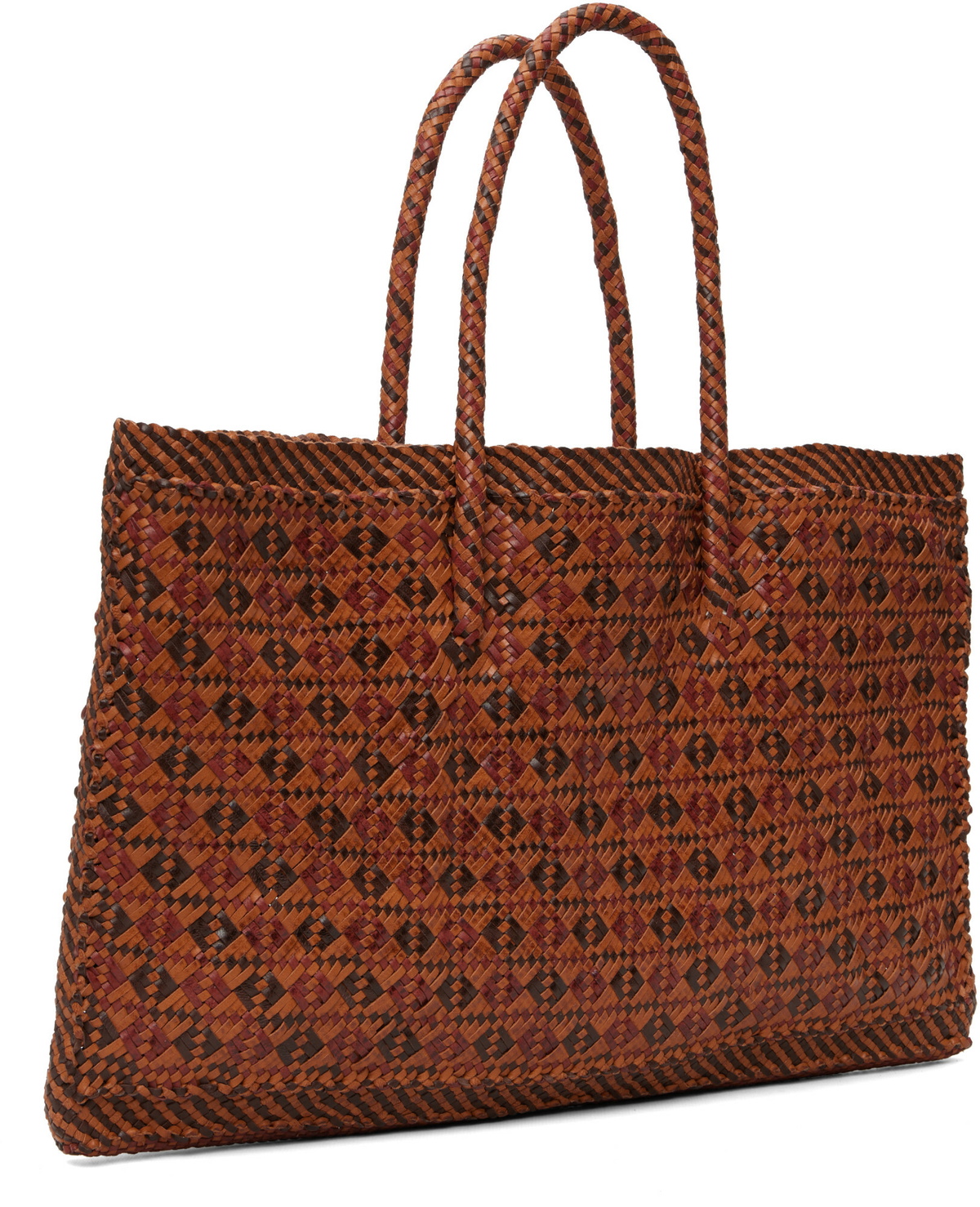 Dragon Diffusion Brown Maori Kete Tote