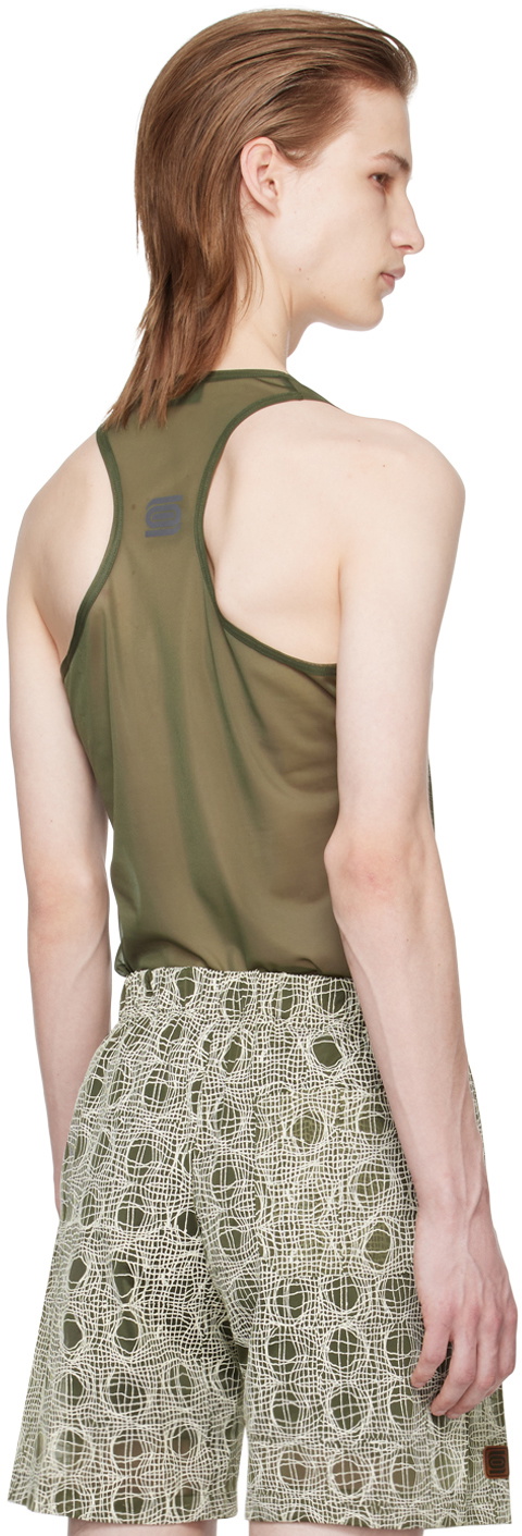 Olly Shinder Green Racerback Tank Top