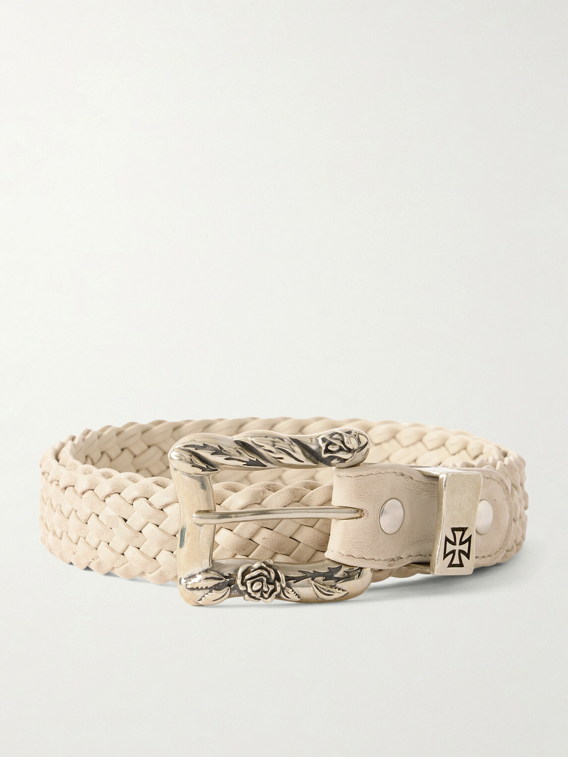 Enfants Riches Déprimés - 3cm Braided Leather Belt - Neutrals