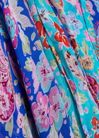 Rixo Meera Floral-print Chiffon Maxi Dress Multicoloured
