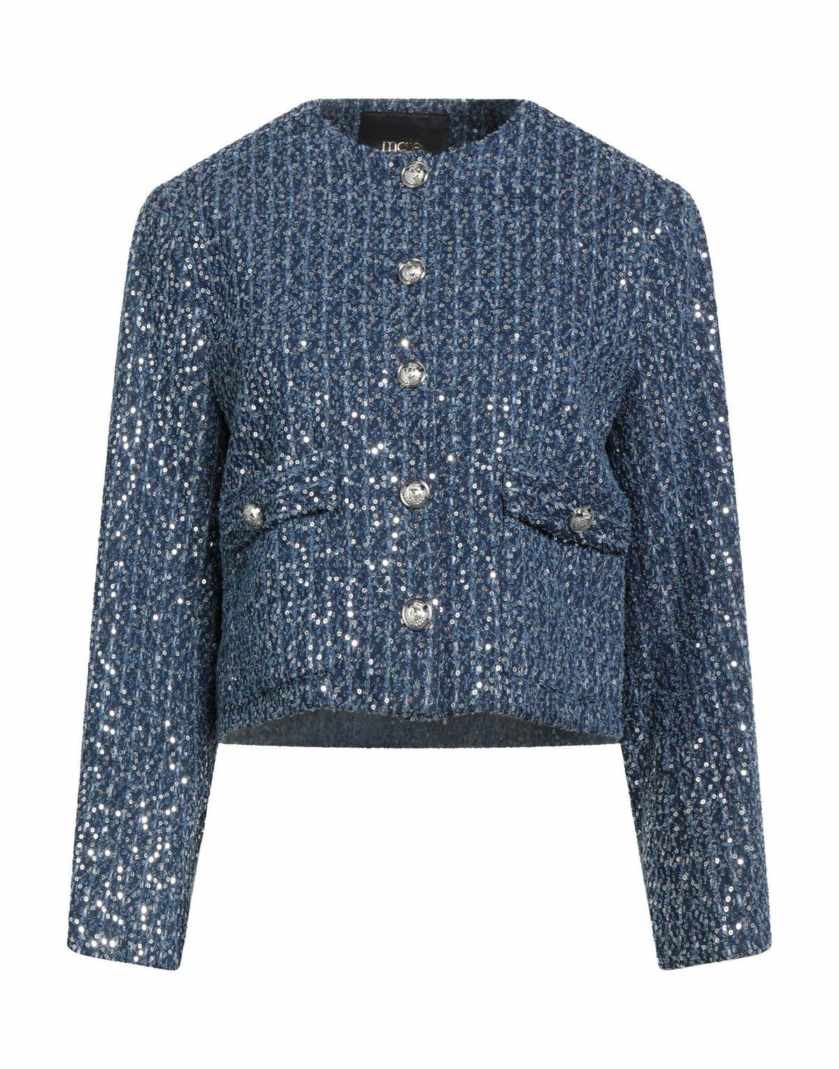 Maje Womens Denim outerwear in Blue