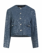 Maje Womens Denim outerwear in Blue