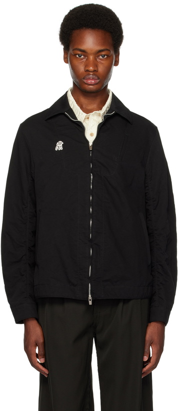 Photo: the Shepherd UNDERCOVER Black Spread Collar Jacket