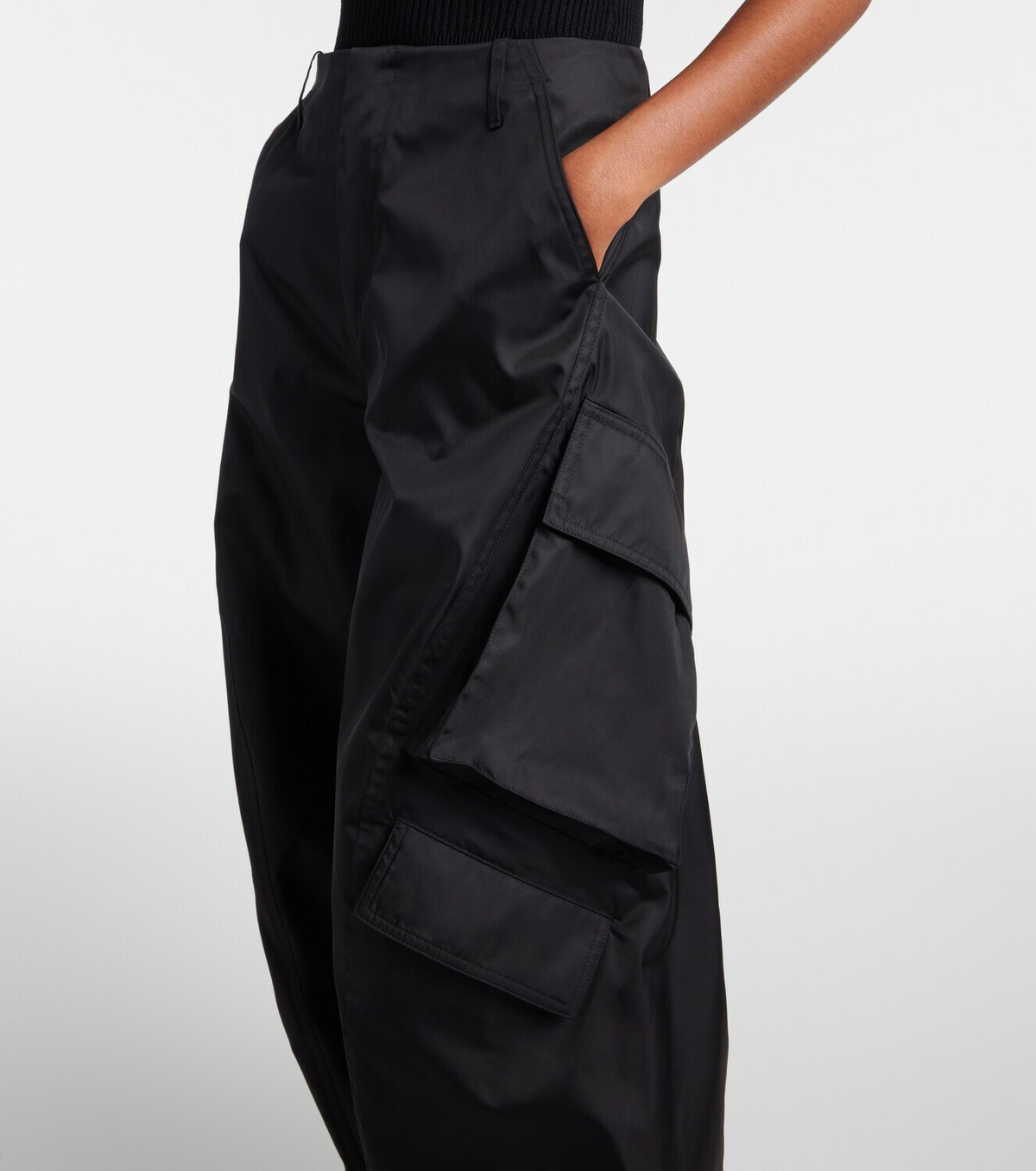 Alaïa Taffeta cargo pants