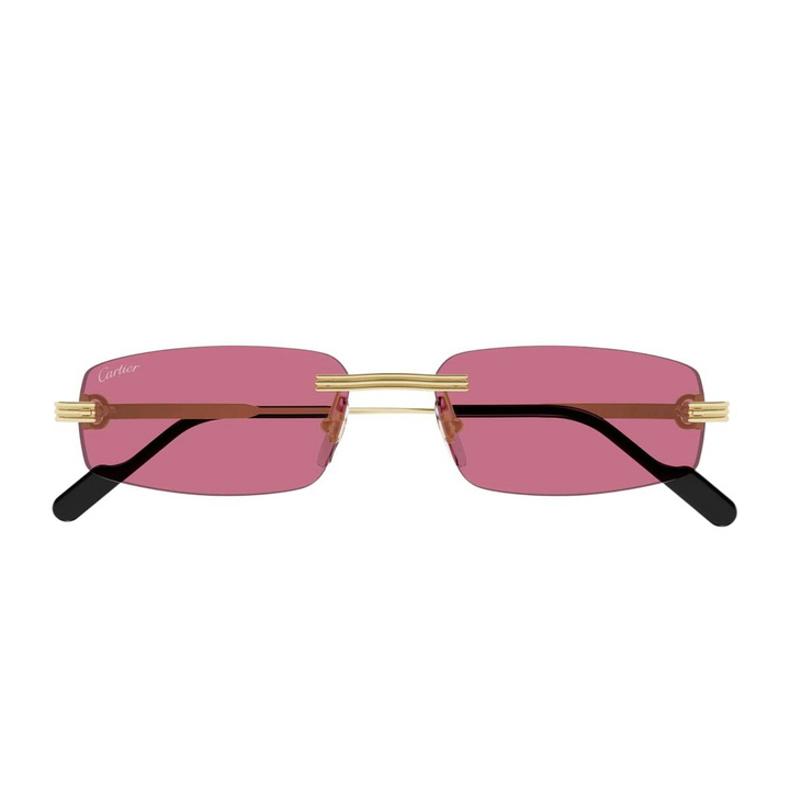 Photo: Cartier Eyewear Cartier Ct0535s Première De Cartier 004 Gold Pink Sunglasses