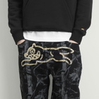 ICECREAM Men's Tree Camo Double Scoop Denim Pants in Black