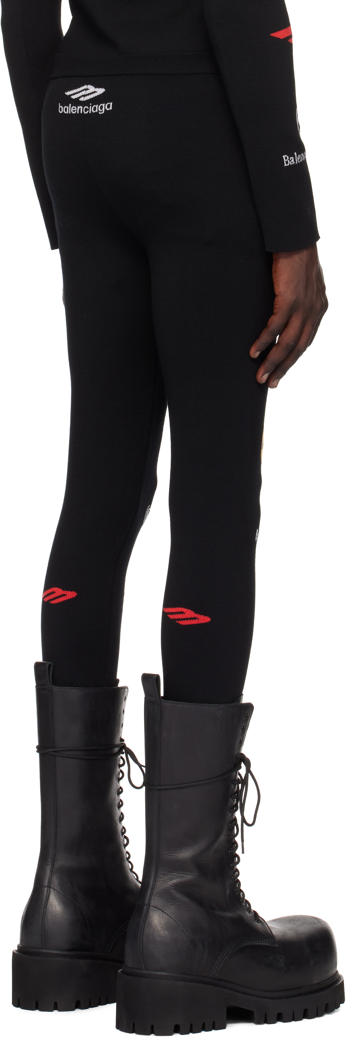 Balenciaga Black Ski Leggings