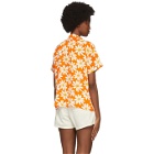 ERL Orange Daisy Shirt