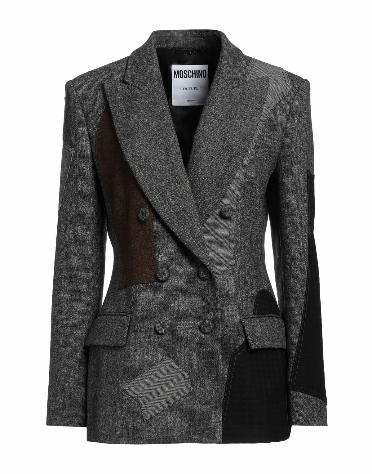 Moschino Womens Blazer Charcoal