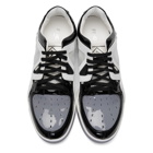 Fendi Grey Patent Fancy Sneakers