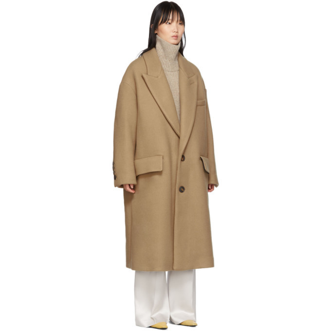 Oversized tan clearance coat